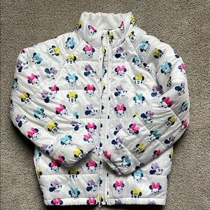 Disney White Puffer Jacket